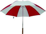Diamondback TF-06-RD/WHT Golf Umbrella, Round Canopy, Nylon Fabric, Red/White Fabric, 29 in OAH