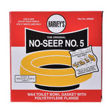 Harvey's Toilet Bowl Gasket with Wax & Flange Polyethylene, Pack of 24