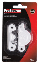 ProSource 802518W-PS Sash Cam Lock, Zinc, White