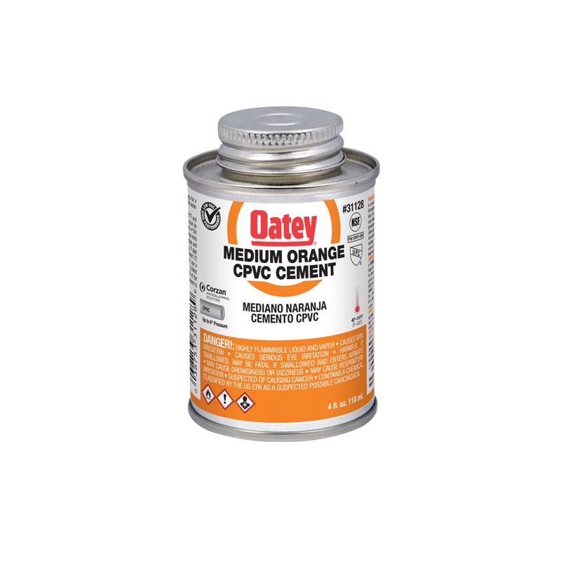 Oatey Orange Cement For CPVC 4 oz