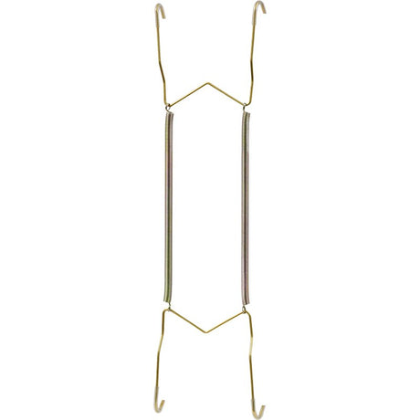 Hillman 50472 Plate Hanger, 1-Compartment, Steel, 30 lb, For: 10 to 14 in Plates