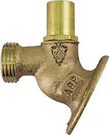 Arrowhead Brass 355LSLF Key Lockshield Sillcock Valve, 3/4 x 3/4 in Connection, FIP x Male Hose, 8 to 9 gpm, Bronze Body