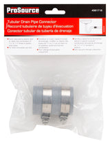 ProSource TC-150 Drain Connector, 1-1/4 x 1-1/2 in, Brass or Plastic Drain Pipes, PVC, Gray