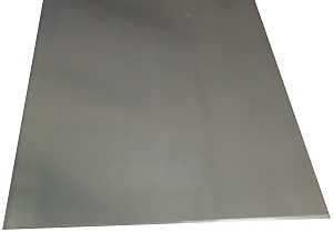 K & S 256 Decorative Metal Sheet, Gray, 4 in W, 10 in L, Aluminum, 0.032 in Thick, Pack of 6