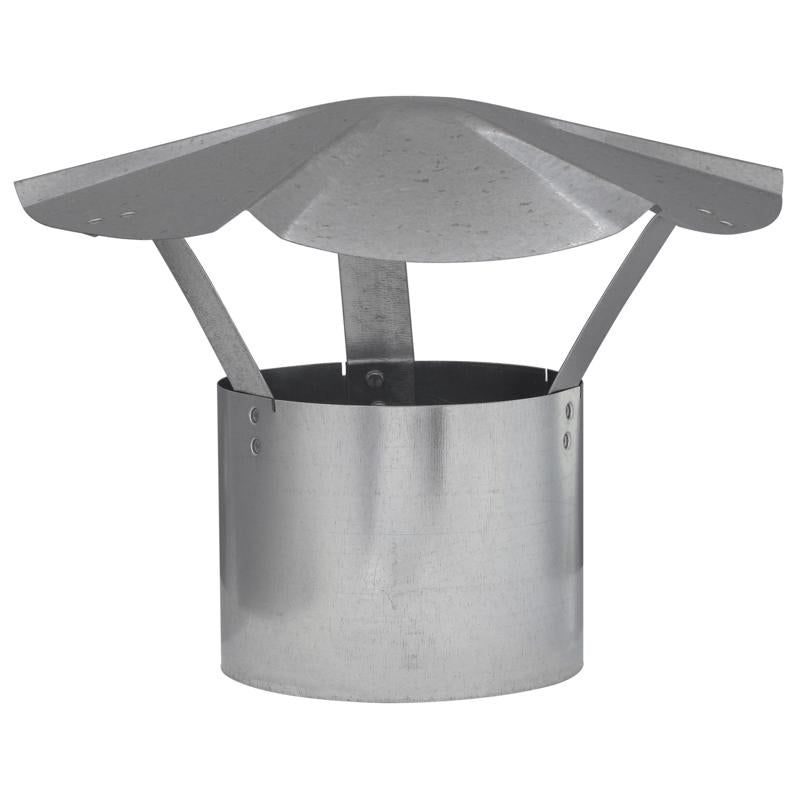Imperial 5 in. D Galvanized Steel Rain Cap, Pack of 10