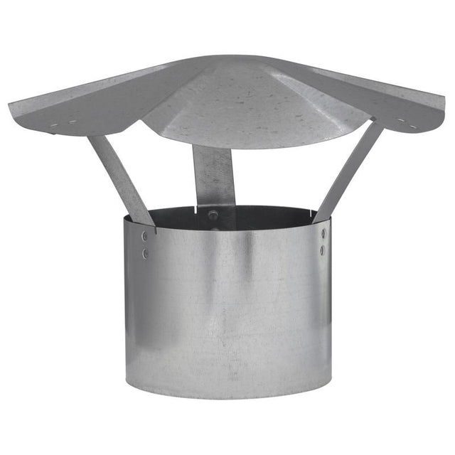 Imperial 5 in. D Galvanized Steel Rain Cap, Pack of 10