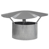 Imperial 7 in. D Galvanized Steel Rain Cap, Pack of 9