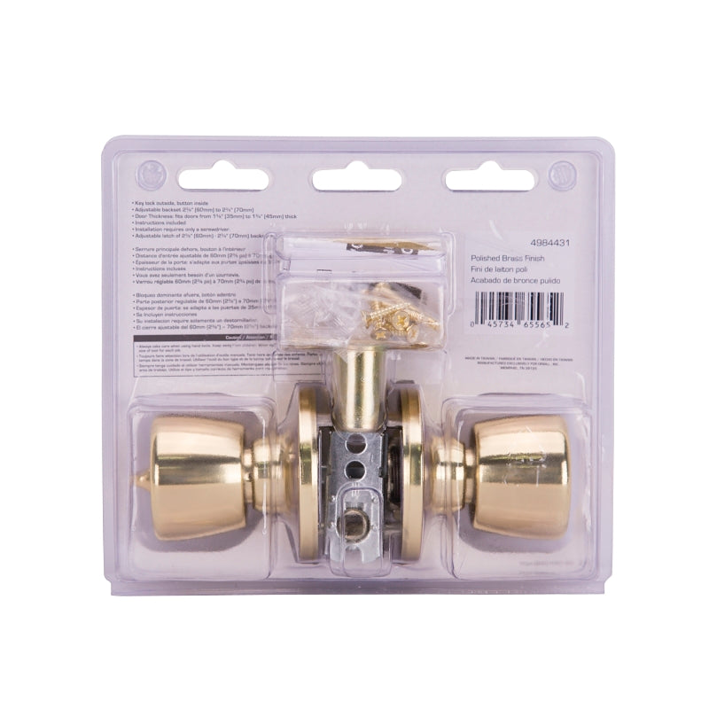 ProSource TS710BRA4V Privacy Lockset, Tulip Design, Stainless Steel