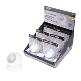 PowerZone 12621 Robot Light, AAA Battery, Alkaline Batteries Battery, LED Lamp, 220 Lumens, White, Pack of 6