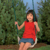 Playstar PS 7946 Rigid Swing Seat, Metal/Plastic, Beige/Cream