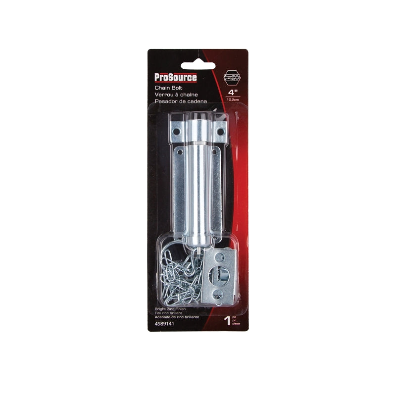 ProSource CL-188-4-PS Chain Bolt, Steel, Zinc Plated