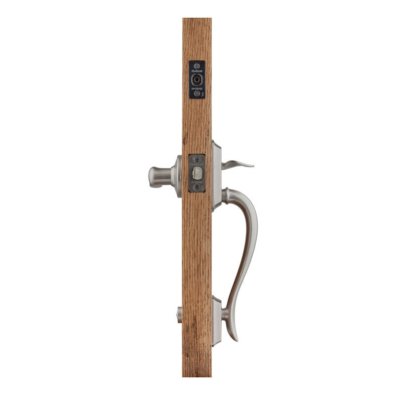 Kwikset Signature Series 815AVHXTNL 15 CP Exterior Handleset with Deadbolt, Avalon Design, Satin Nickel, 1 Grade, Metal