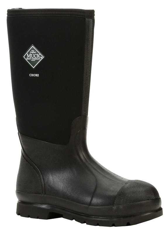 Muck CHORE Series CHH-000A-BL-060 Boots, 6, Black, Rubber Upper