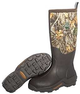 The Original Muck Boot Company Woody Max Series WDM-RTE-RTR-100 Hunting Boots, 10, Brown/Realtree Edge Camo