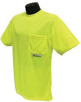 Radians ST11-NPGS-2X Safety T-Shirt, 2XL, Polyester, Green, Short Sleeve, Pullover Closure