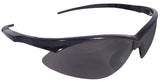 Radians AP1-20-GF12 Safety Glasses, Smoke Lens, Black Frame, Hard-Coated Lens, Pack of 12