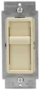Leviton C21-06672-1LI Slide Dimmer, 120 VAC, 150 W, CFL, Halogen, Incandescent, LED Lamp, Ivory