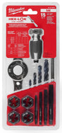 Milwaukee 49-22-5602 Tap and Die Set, 15-Piece, Metal, Black Oxide