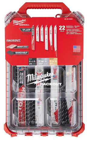Milwaukee SAWZALL 49-22-5640 Blade Packout Kit, Carbide Cutting Edge