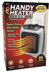 OnTel Turbo 800 HEATTB-MC12/4 Space Heater, 15 A, 120 V, 800 W, 1-Heat Setting
