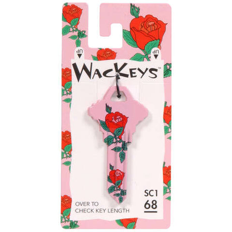 HILLMAN Wackey Rose House/Office Universal Key Blank SC1 Single, Pack of 6