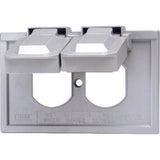 Leviton Rectangle Thermoplastic 1 gang Weatherproof Cover