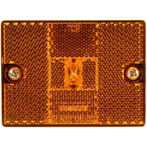Hopkins Amber Square Clearance/Side Marker LED Light, Pack of 2