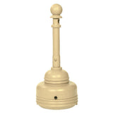 Eagle Beige Plastic/Steel Smoking Receptacle 5 qt