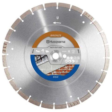 Husqvarna 14 in. D X 1 in. Tacti-Cut S50 Diamond Circular Saw Blade 1 pc