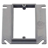 Cantex EZ Box Rectangle PVC 1 gang 4 in. H X 4 in. W Mud Ring