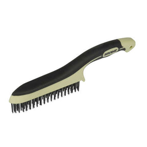 Hyde MAXXGRIP PRO 1 in. W X 11.75 in. L Carbon Steel Wire Brush