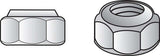 Hillman 1/4 in. Stainless Steel SAE Nylon Lock Nut 50 pk