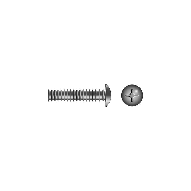 Phillips Machine Screw - Truss Head 8-32 x 1/2"
