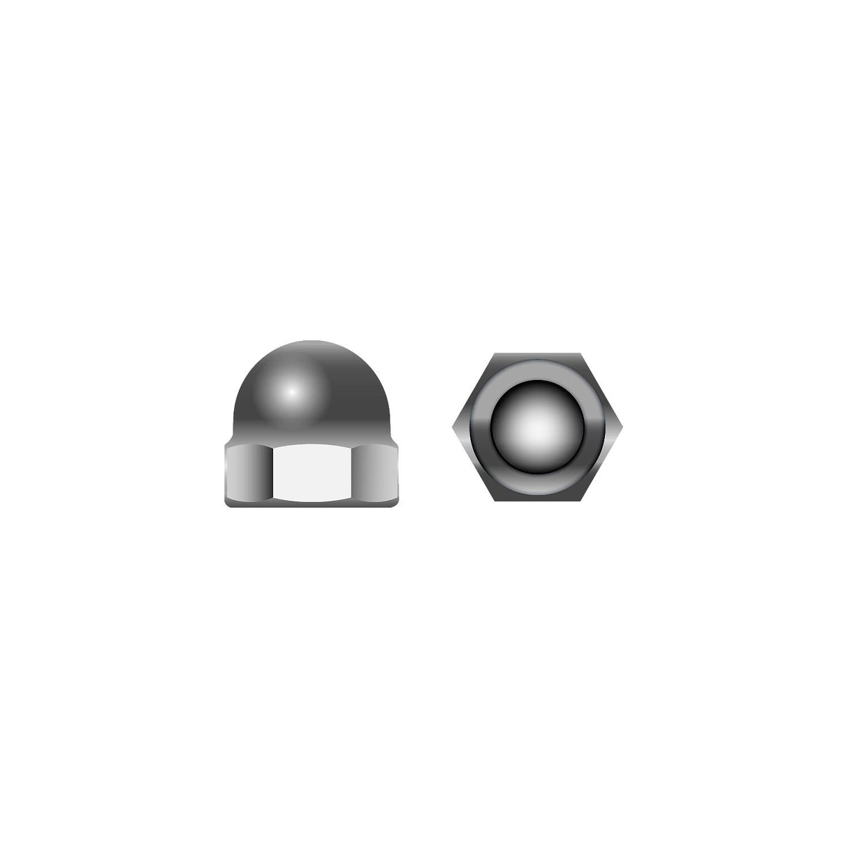 Acorn Cap Nut6-32