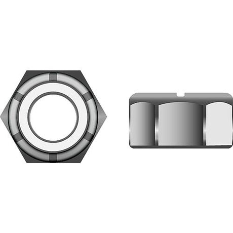 Nylon Insert Locknut - Stainless M8-1.25