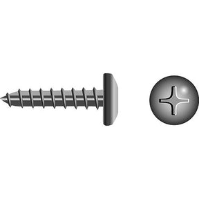 Seachoice 59976 Stainless Steel Phillips Tapping Screw - Pan Head