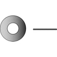 Flat Washer, #10, .050″ Thick, OD 7/16