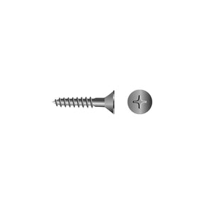 Phillips Wood Screw - Flat Head, #6 x 3/4"