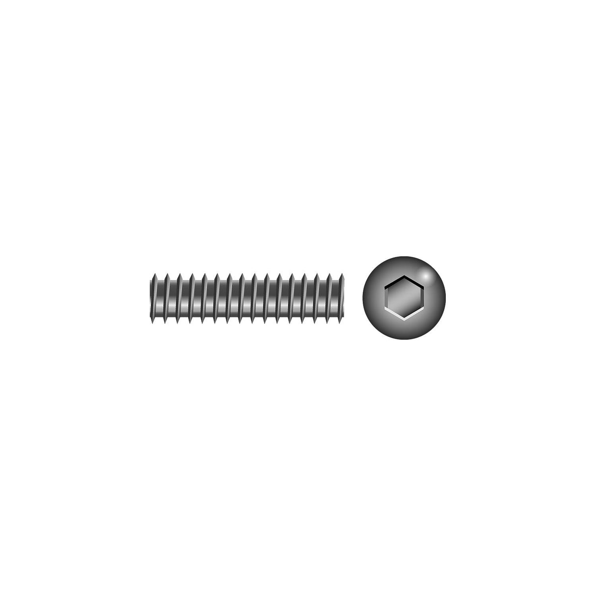 Socket Set Screw 8-32 x 1/4"