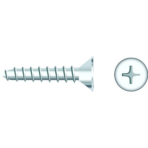 Seachoice 01788 Chrome Plated SS Phillips Tapping Screw - Flat Head, #8 x 1-1/2"