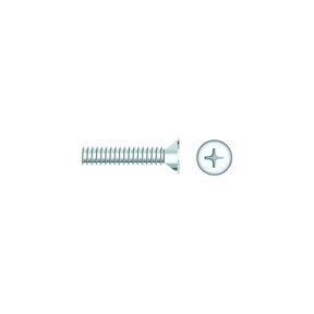 Seachoice 01789 Chrome Plated SS Phillips Machine Screw - Flat Head, 1/4-20 x 1"
