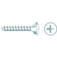 Seachoice 01798 Chrome Plated SS Phillips Tapping Screw - Oval Head, #14 x 1"