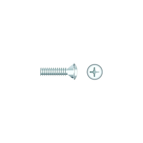 Seachoice 01808 Chrome Plated SS Phillips Machine Screw - Oval Head, 8-32 x 2"