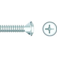 Seachoice 01804 Chrome Plated SS Phillips Machine Screw - Oval Head, 1/4-20 x 2"