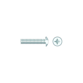 Seachoice 01816 Chrome Plated SS Phillips Machine Screws - Truss Head, 1/4-20 x 2"