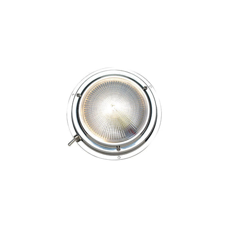 Seachoice Polished Stainless Steel Bright White LED Dome Light
