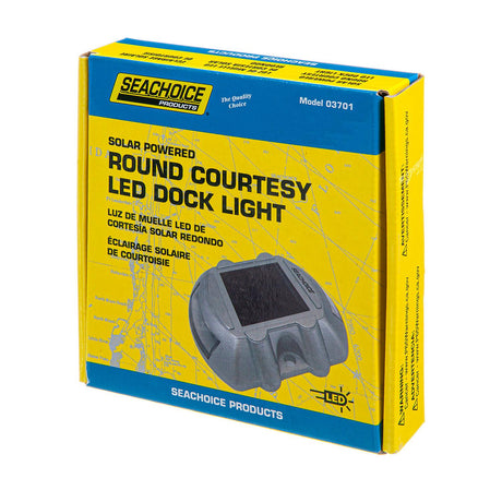 Seachoice 03701 Solar Courtesy LED Round Dock Light