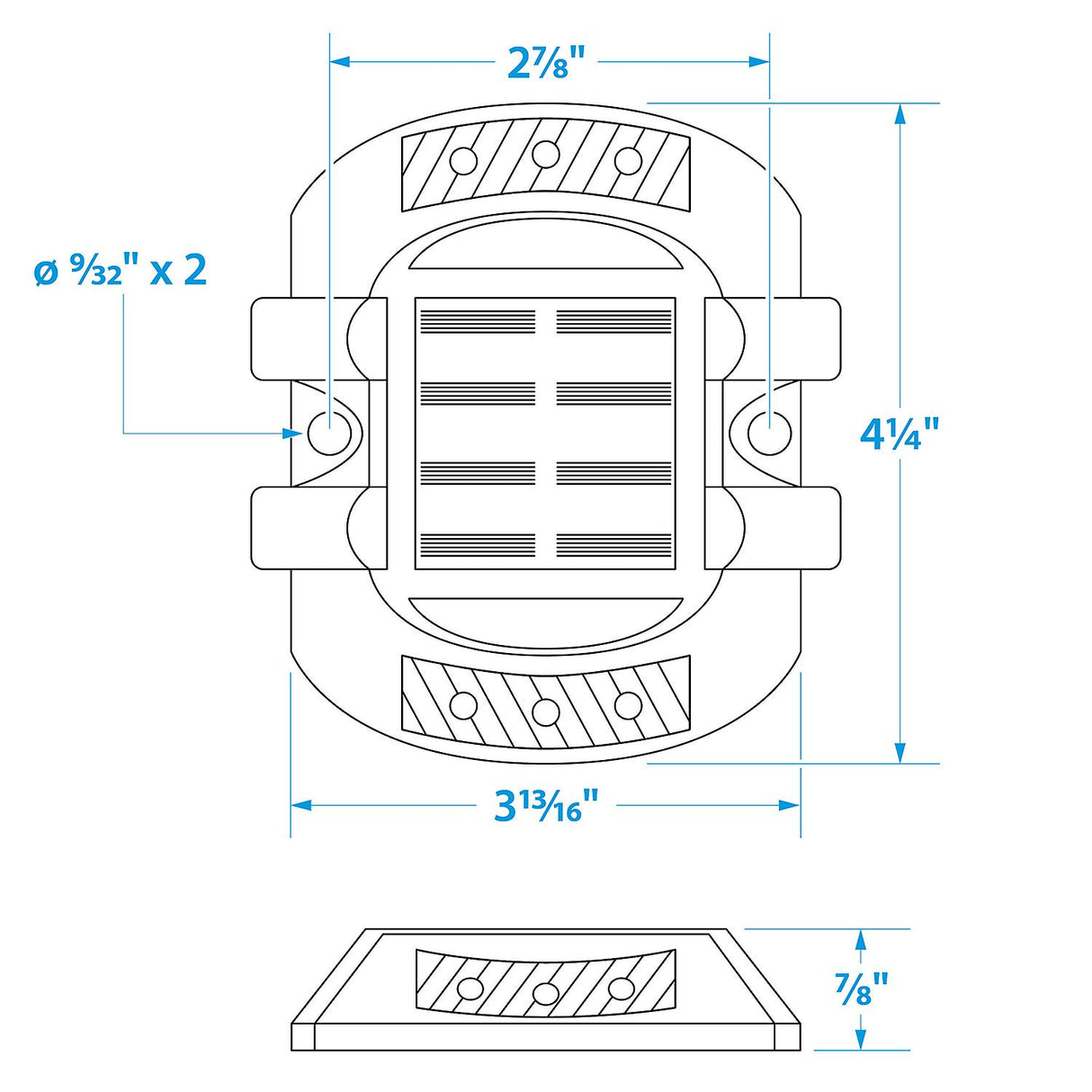 Seachoice 03701 Solar Courtesy LED Round Dock Light