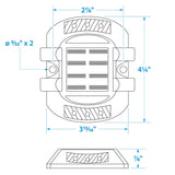 Seachoice 03701 Solar Courtesy LED Round Dock Light