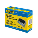 Seachoice 03704 Solar Side-Mount Stainless LED Dock Light